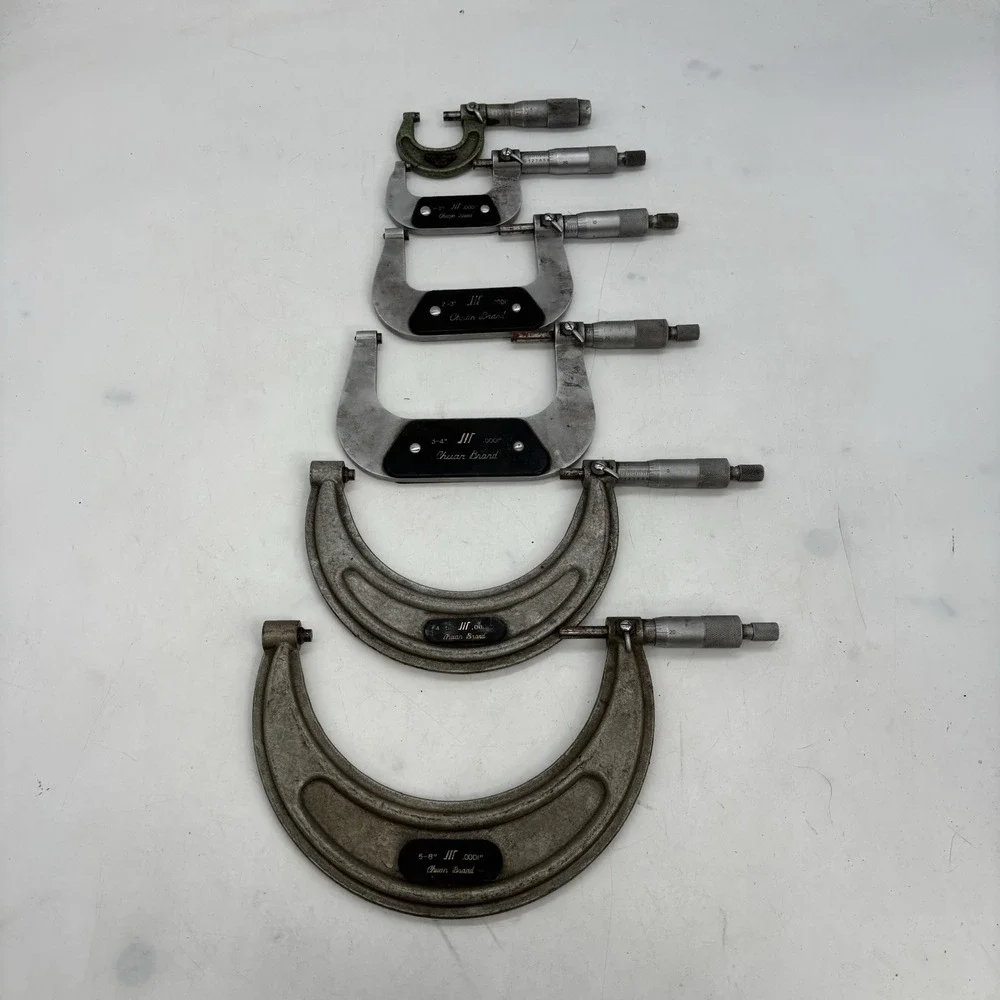 Set of 6 Chaun Micrometers 1